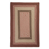 Tiburon Rusted Rose Braided Rug