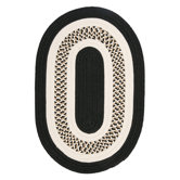 Flowers Bay Black Rug