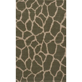 Deco Giraffe Sage Rug