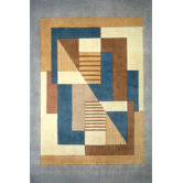 New Wave IV Blue/Brown Rug