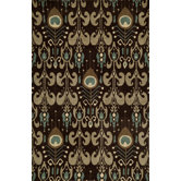 Habitat Chocolate Ikat Rug