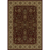 Royal Floral Red Rug