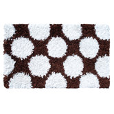 Polkamania Brown/White Kids Rug