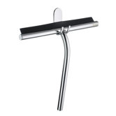 Sideline Shower Squeegee and Hook in Polished Chrome