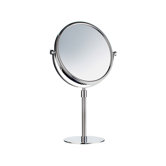 Outline Freestanding Shaving / Makeup Mirror in Polished Chrome