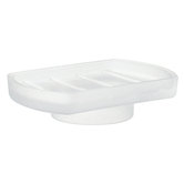 Loft Spare Frosted Glass Soap Dish