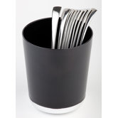 13cm Tischreste-/ Besteckbeh&auml;lter "Base Chrom"