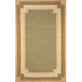 Ravella Green Border Rug