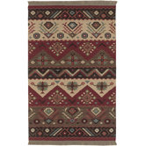 Jewel Tone Red Rug