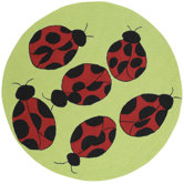 Playground Pale Green Kids Rug