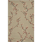 Rain Blond Floral Rug