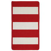 Willoughby Red/White Rug