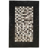 Chapparral Ostrich Black Rug