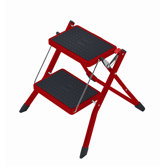 Stahl-Klapptritt "Mini" in Rot