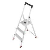 3-stufige Alu-Sicherheits-Haushaltsleiter "Hailo ParkettLine L65P"