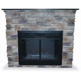 Stacked Electric Fireplace