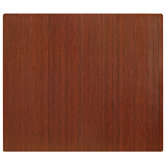 Standard Bamboo Dark Cherry Roll-Up Chairmat