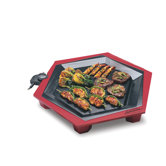 18-tlg. Party-Grill Set "FunTasia" in Rot / Schwarz