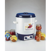 1800W Einkoch-/ Kochvollautomat in Wei&szlig; / Blau