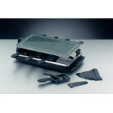 1200W Raclette Stein Grill "Gusto" in Schwarz