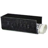 Zeitungsrolle in Schwarz-Silber