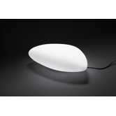 LED Bodenleuchte "Stone" in Wei&szlig;