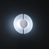 16cm LED Wandleuchte "Rika" in Chrom