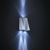 LED Wandleuchte "HL-85" in Aluminium eloxiert