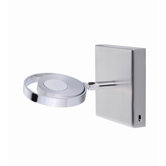 14,8cm Wandleuchte schwenk- und drehbar "B-LED Curl" in Stahl