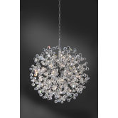 Pendelleuchte 50-flammig "Cordelia" in Chrom