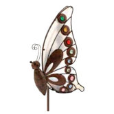 20cm LED Spie&szlig;leuchte "Butterfly" in Rost