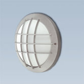 Decken-/Wandleuchte Rounded in Silber metallic