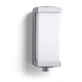 10cm LED Wandleuchte in Opal / Silber