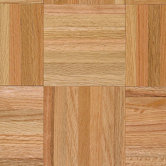 Urethane Parquet 12" x 12" x 5/16" Solid Oak in Standard