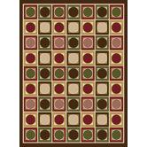 Gallery Multi Circle Square Rug (Set of 4)