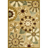 Fusion Funky Flower Beige Rug