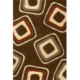 Miracle Brown and Terracotta Nucleus Rug