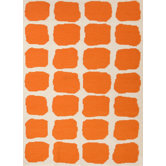 Maroc Red/Orange Abstract Rug