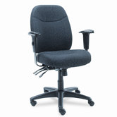 Wrigley Series High-Back Multifunction Chair with Gray Upholstery