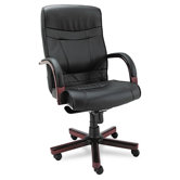 Madaris High-Back Leather Executive Chair