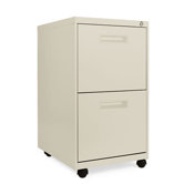 19.75" Two-Drawer Mobile Pedestal File