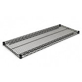 Two-Shelve 48" W x 18" D Wire Shelving Extra Shelves in Black