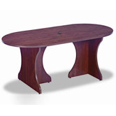 Valencia 72" Racetrack Conference Table in Cherry