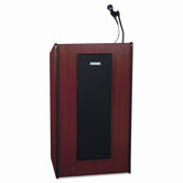 Presidential Plus Lectern, 25-1/2w x 20-1/2d x 46-1/2h, Mahogany