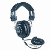 Deluxe Stereo Headphones with Mono Volume Control, Aqua