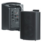 Powered Wall or Ceiling Mount Stereo Speakers