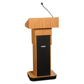 Executive Adjustable Height Sound Column Lectern