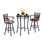 Winston Swivel Bar Height Pub Set