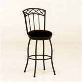 Porterville Swivel Bar Stool - Matte Black Finish