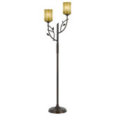 Hana Iron Floor Lamp in Rust